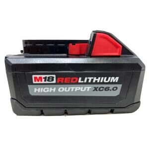 Milwaukee M18 RedLithium High Output XC6.0 Battery Pack - Black (48-11-1865)